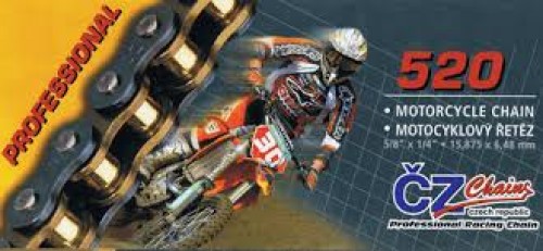 Cz Chain 520 MX GOLD 118links